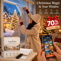 ❄️ Smart Frosted Window Film – Privacy & Holiday Window Upgrade