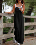 Casual Suspender jumpsuit suspenders