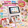 📸🖨️ AI Smart Photo Sticker Printer – Upload, Auto Edit, Print & Kiss-Cut Custom Stickers ✨