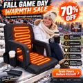 🔥🪑 360° Surround Heated Stadium Chair – 3 Heat Levels, 20,000mAh Battery & Foldable Portable Design ❄️