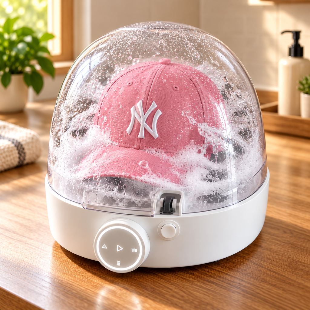 🧢 Smart Hat Washer – Deep Clean & Shape Care Machine