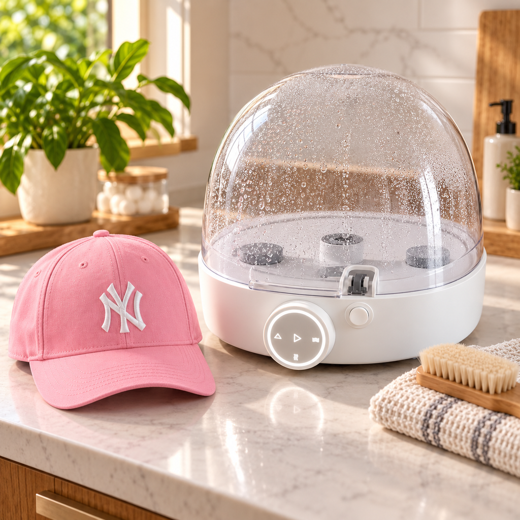 🧢 Smart Hat Washer – Deep Clean & Shape Care Machine