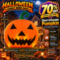 👻 19.7FT Giant Jack-O’-Lantern Inflatable – Oversized Halloween Yard Decoration🎃